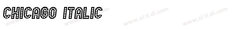 CHICAGO Italic字体转换